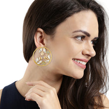 Load image into Gallery viewer, Sameera Crystal Hoops
